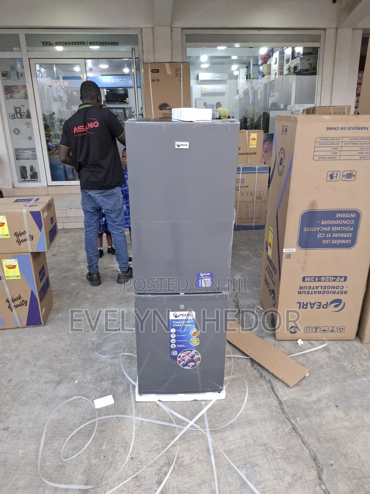 Pearl Double Door Fridge 157ltrs Brand New