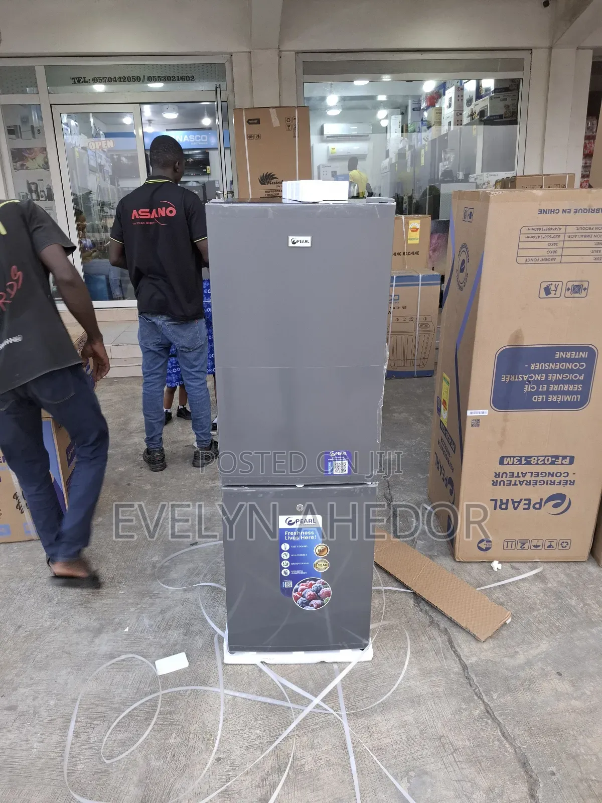 Pearl Double Door Fridge 157ltrs Brand New