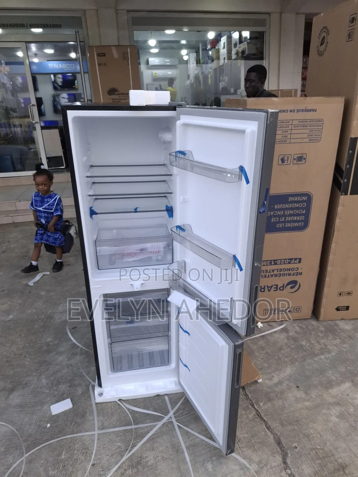 Pearl Double Door Fridge 157ltrs Brand New