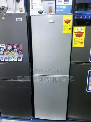 Nasco Bottom Freezer Double Door Fridge 158 Liters