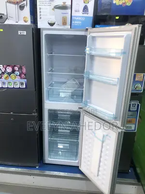Nasco Bottom Freezer Double Door Fridge 158 Liters