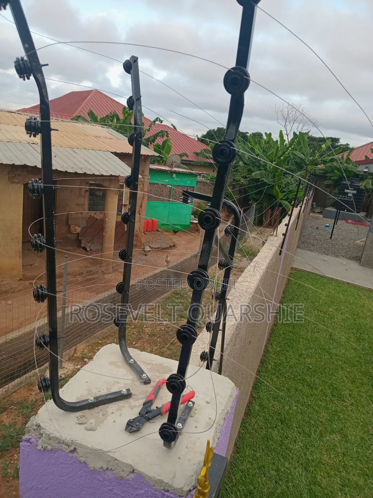 Electric Fence Square Pipes