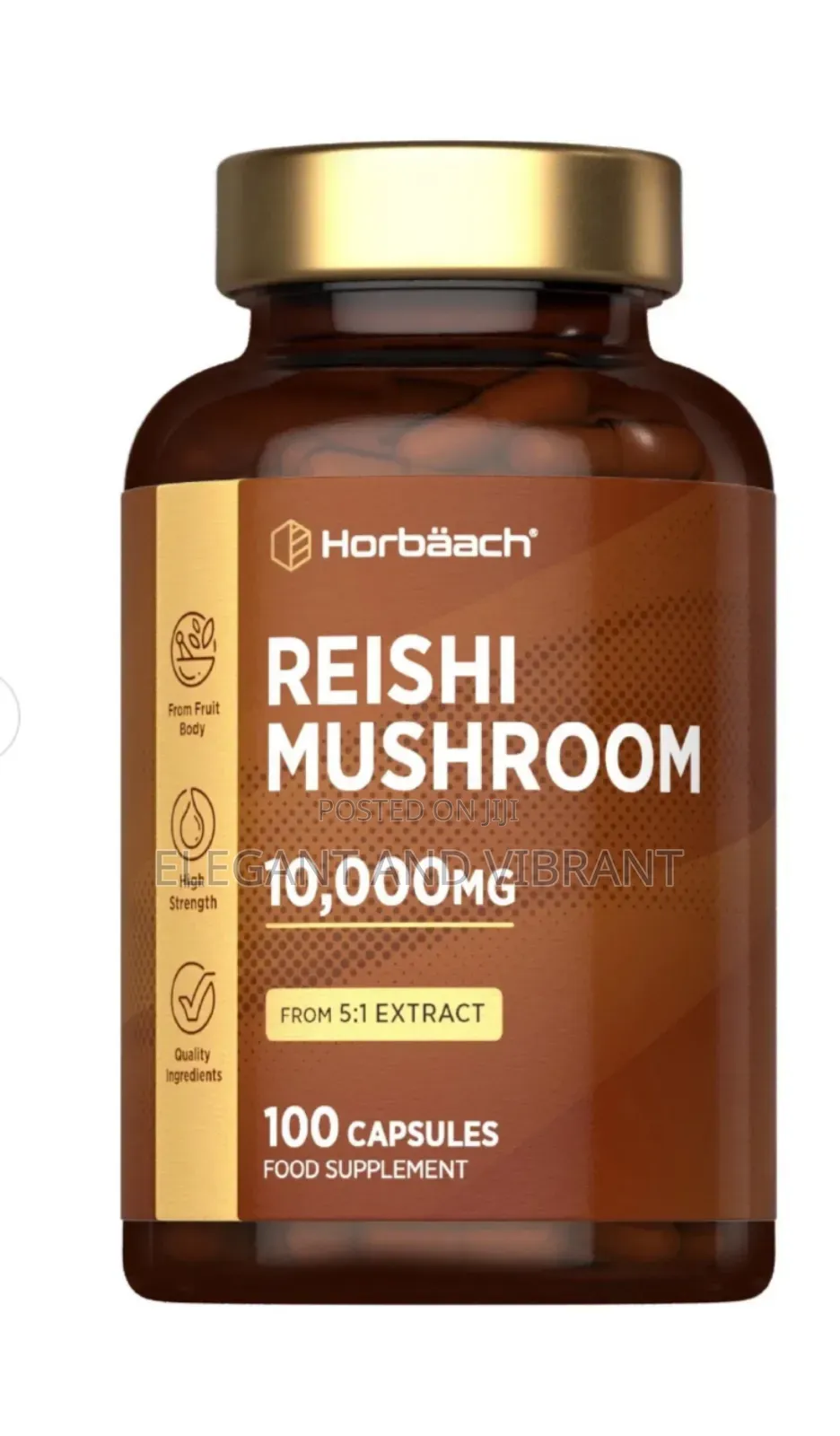 Reishi Mushroom Capsules 10,000mg