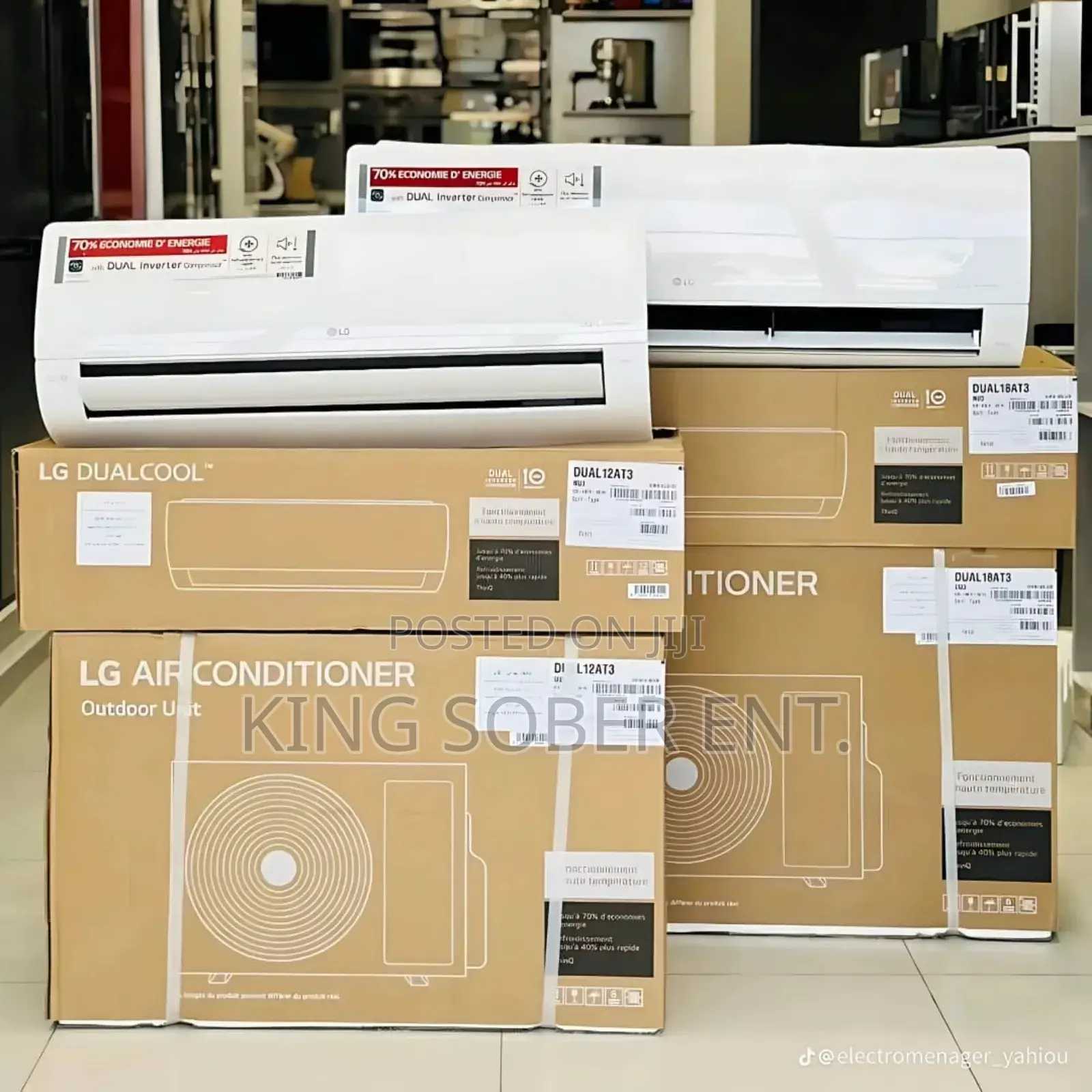 Lg Split 1.5 Hp Dual Inverter Mosquito Away Ac S4-Q12ja28j Ghc7900.0