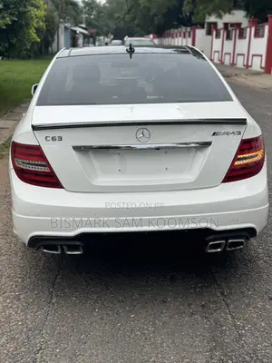 Mercedes-Benz C63 2013 White