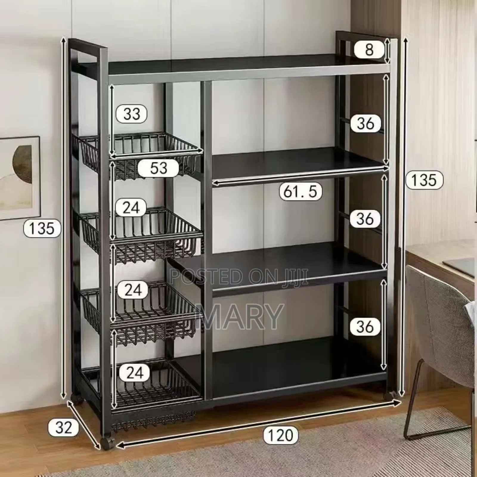 Multi-Purpose Metal Kitchen Rack