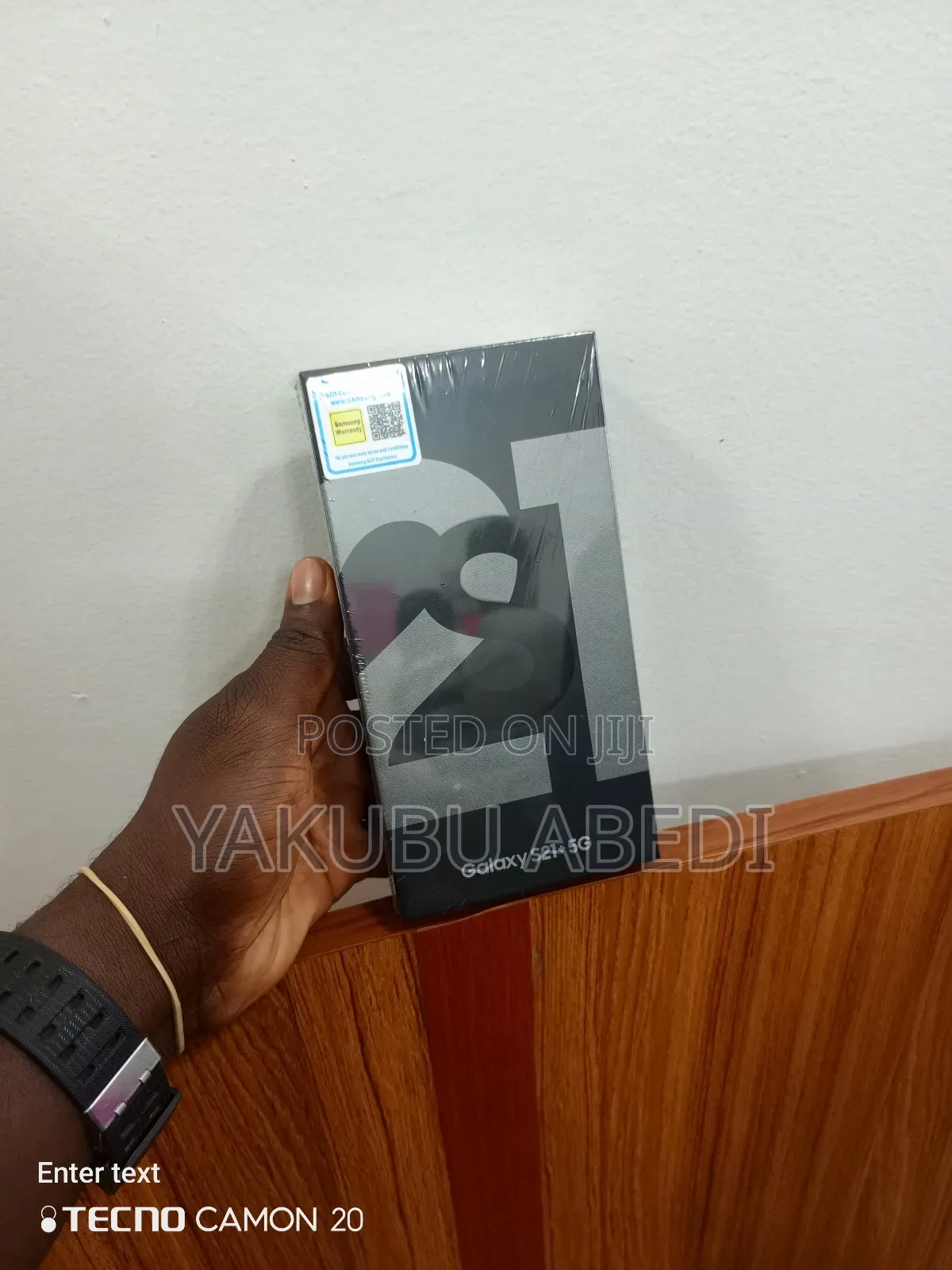 New Samsung Galaxy S21+ 5G 128 GB Black