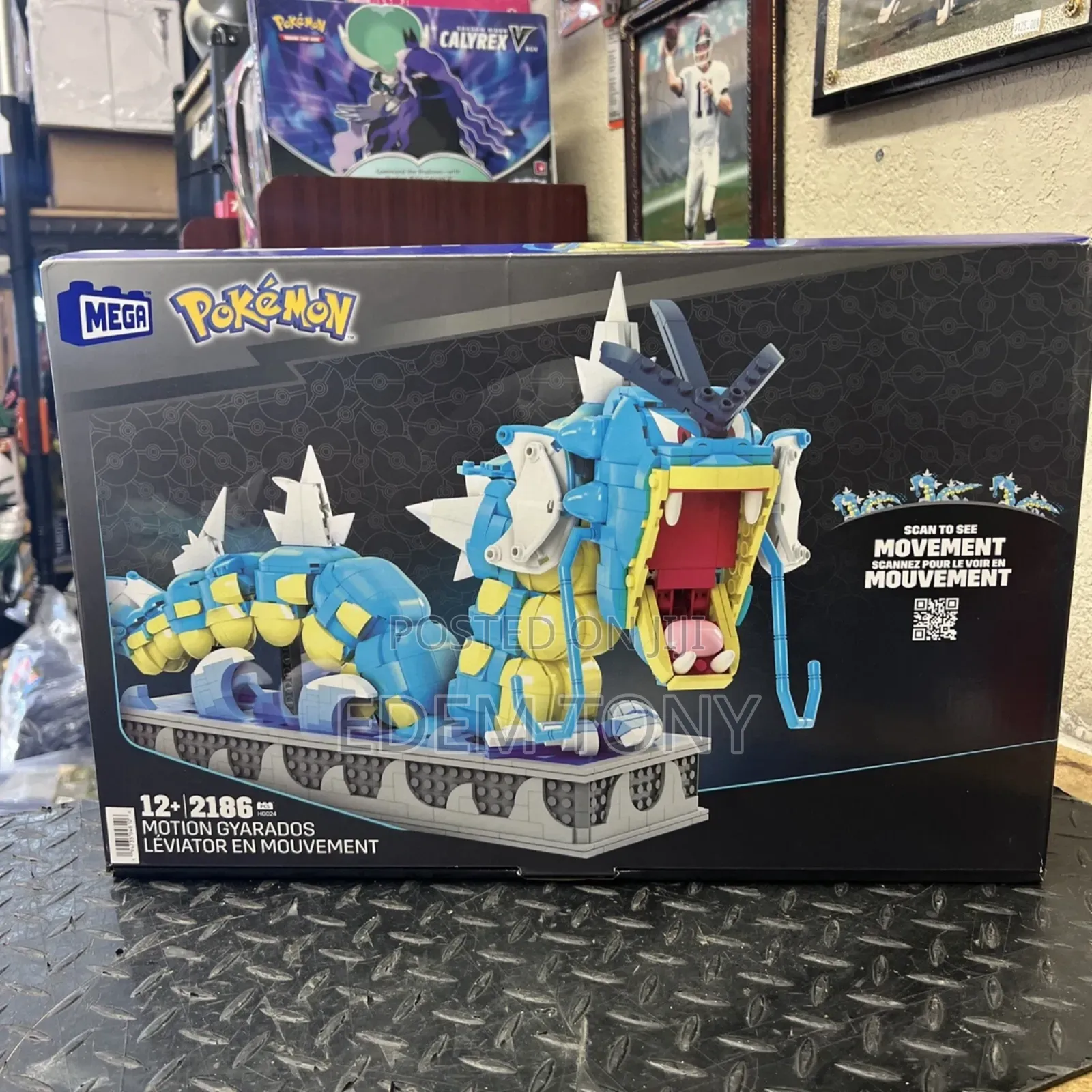 Mega Pokémon Gyarados Kinetic Motion Lego Building Block Set - 2186pcs