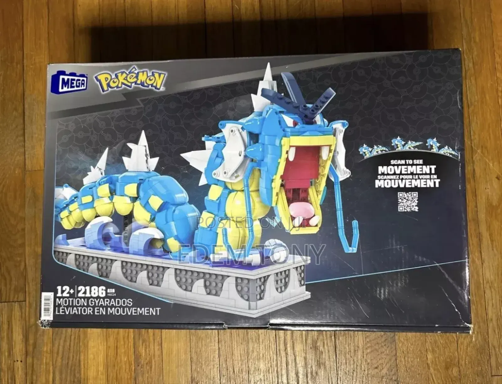 Mega Pokémon Gyarados Kinetic Motion Lego Building Block Set - 2186pcs