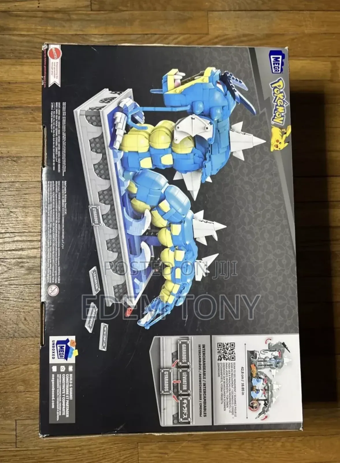 Mega Pokémon Gyarados Kinetic Motion Lego Building Block Set - 2186pcs