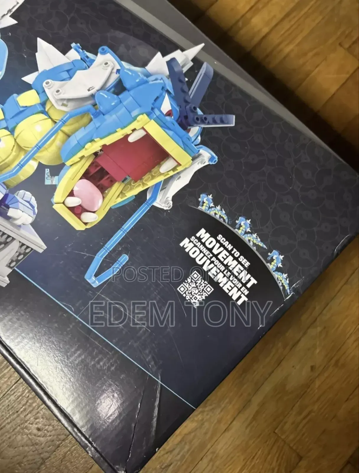 Mega Pokémon Gyarados Kinetic Motion Lego Building Block Set - 2186pcs