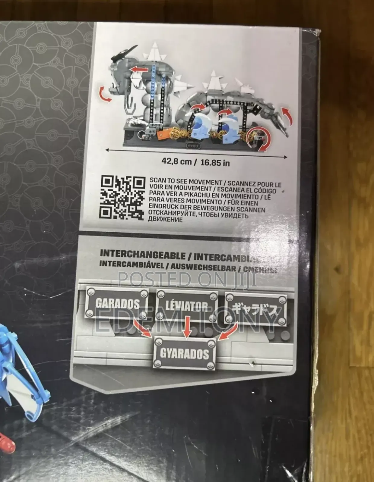 Mega Pokémon Gyarados Kinetic Motion Lego Building Block Set - 2186pcs