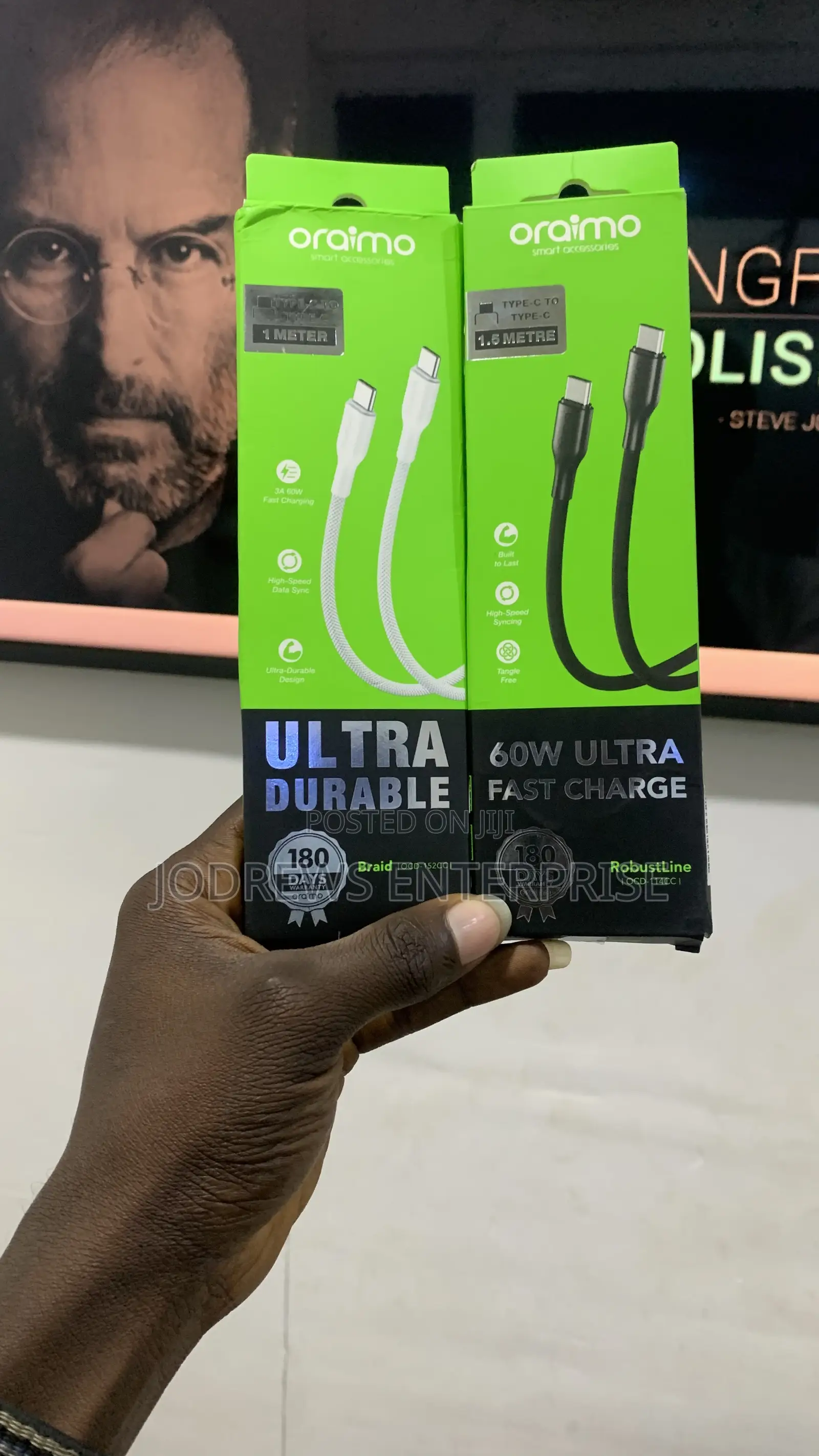 Oraimo Robustline 60w Type-C to Type-C Cable
