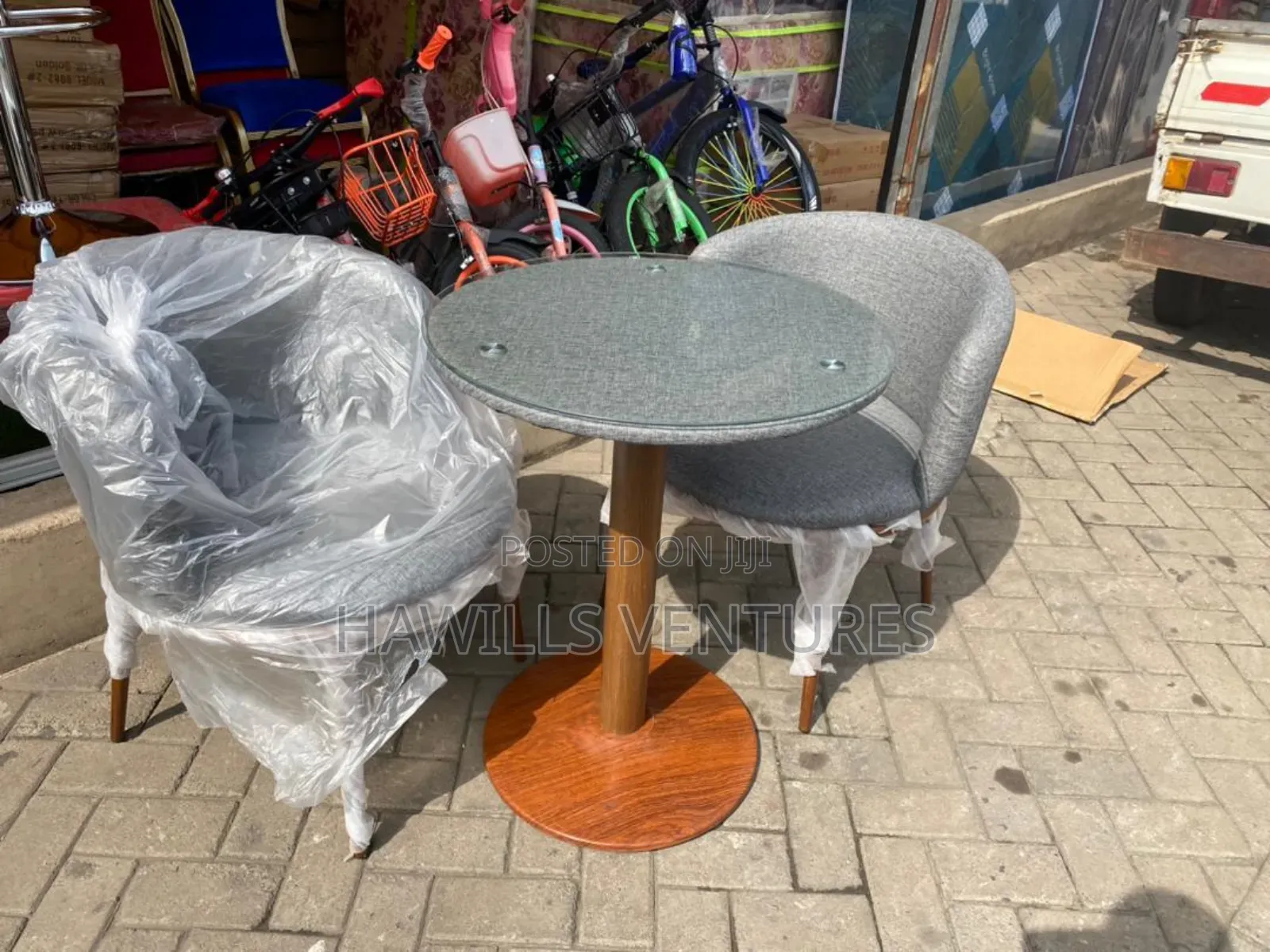 Coffee Shop Chair and Table