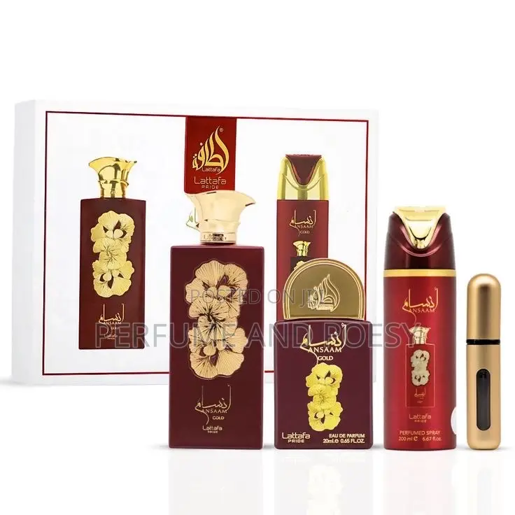 Ansaam Gold 3 Pieces Perfume Gift Set