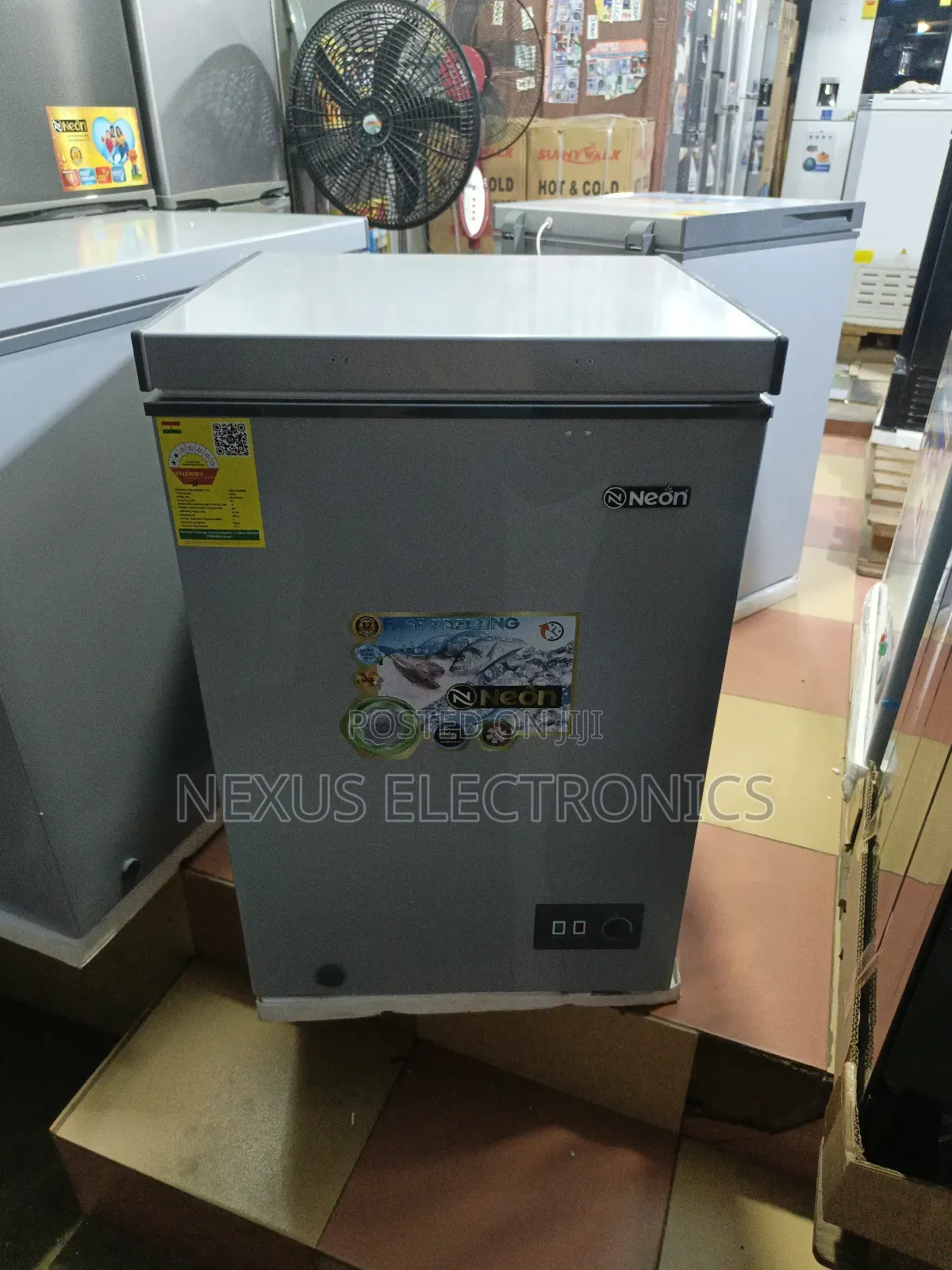 Brand New Neon 100ltrs Chest Freezer.