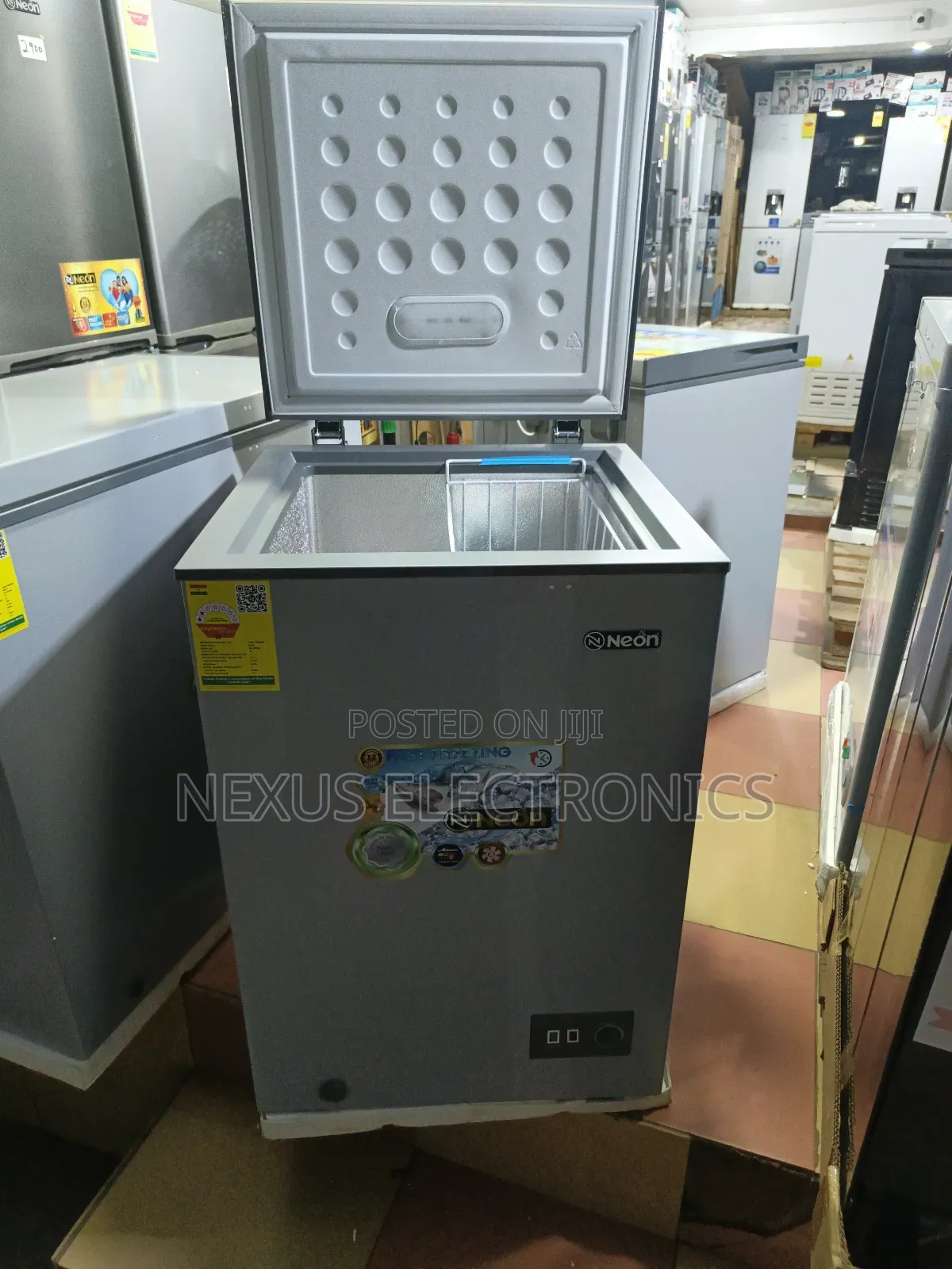 Brand New Neon 100ltrs Chest Freezer.