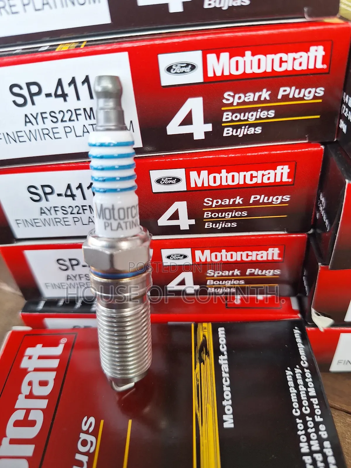 Motorcraft Spark Plugs Sp-411 16' 16 Long Platinum, American Type