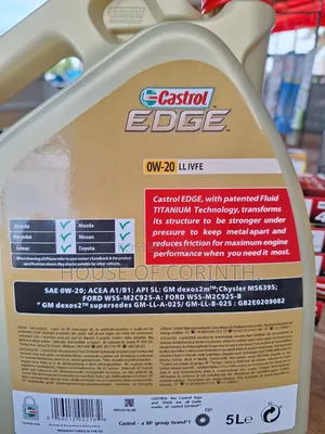Castrol 0w20 Edge, Engine Oil 5l