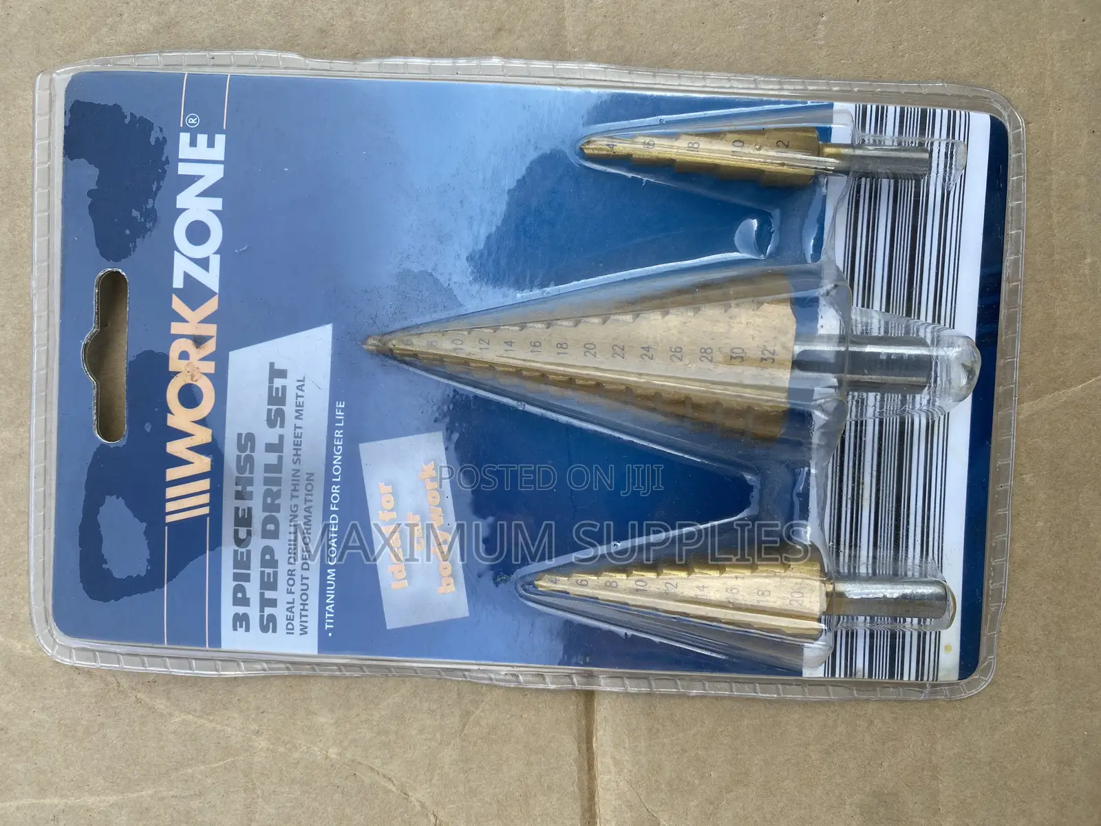3-Piece HSS Step Drill Set