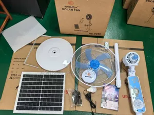 Ecoolmax Solar Standing Fans