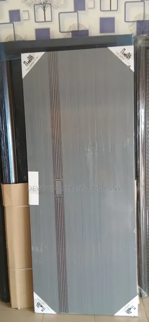 High Tech Wooden Metal Bedroom Doors Single