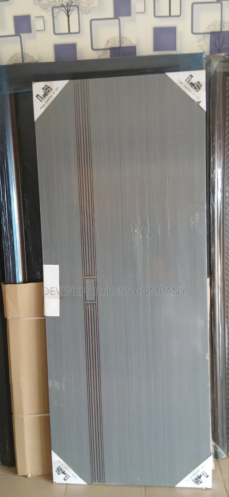 High Tech Wooden Metal Bedroom Doors Single