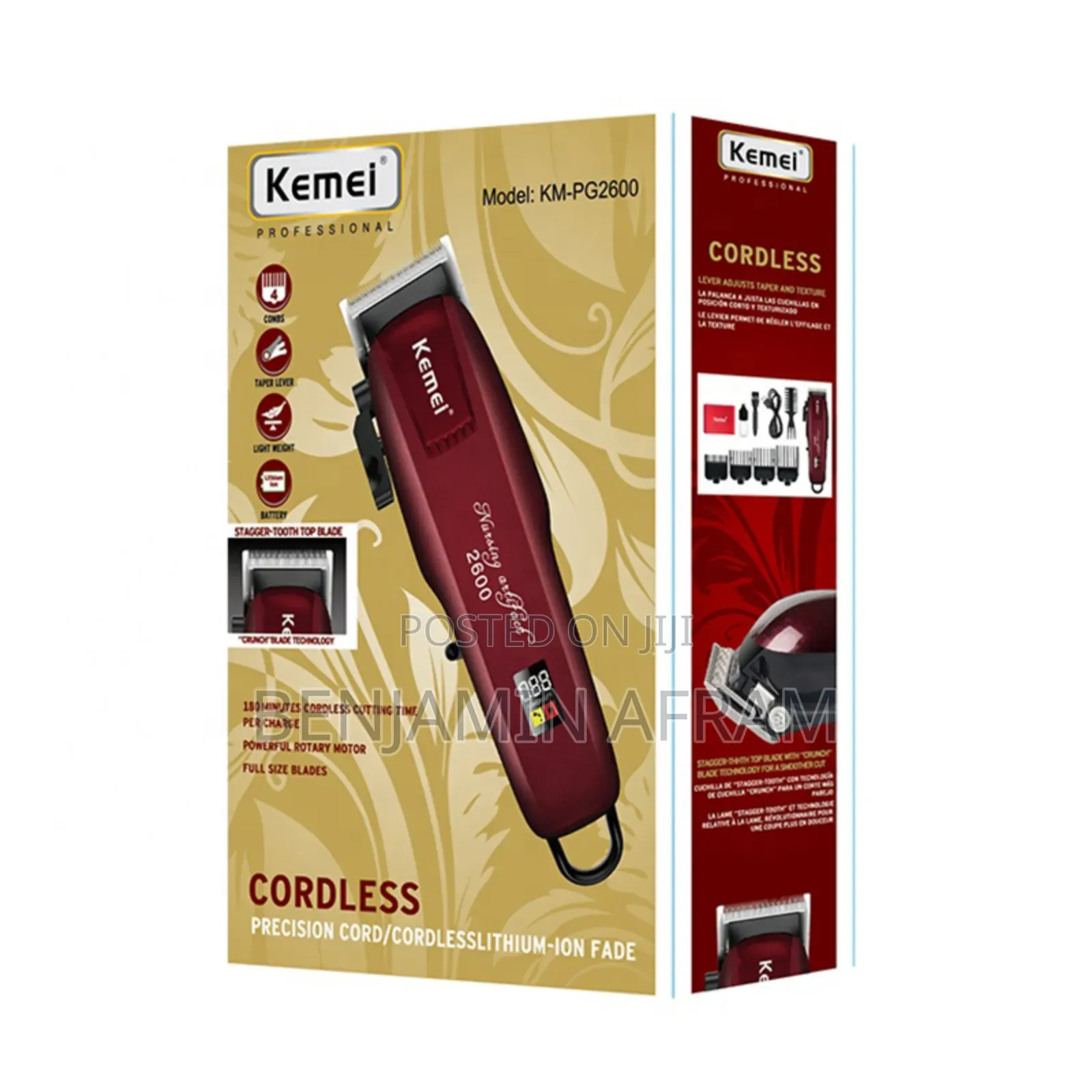 Wireless Barbering Machine Pg2600