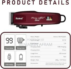 Wireless Barbering Machine Pg2600