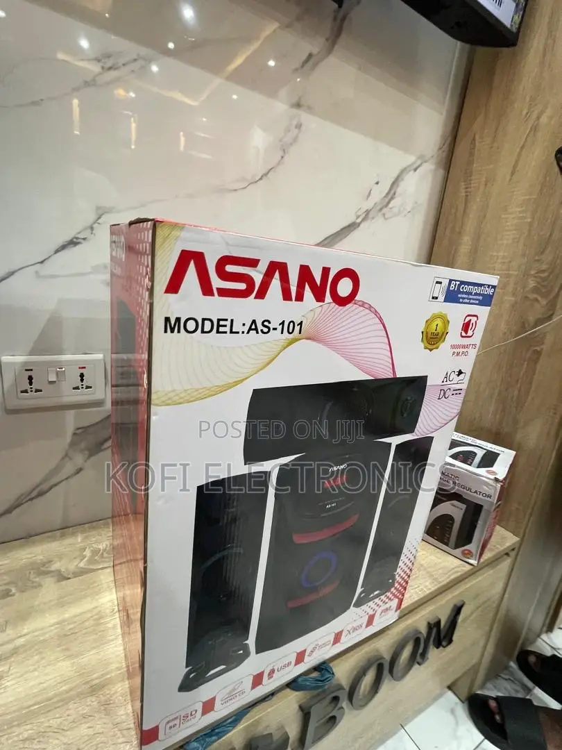 Stunning Red-Accent Asano Music System