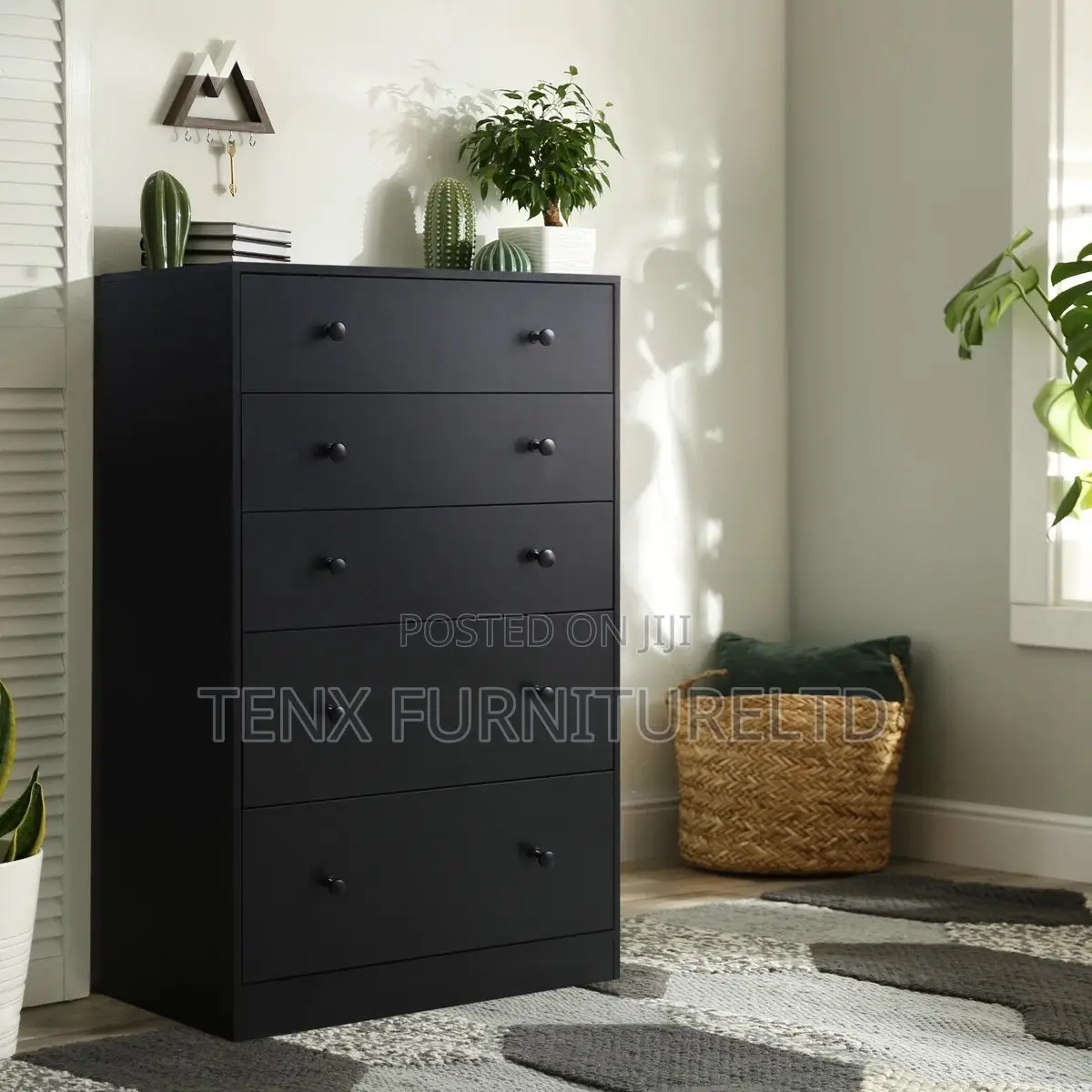 Chest of Drawers (Black Iin)