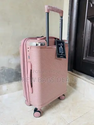Top Quality Fiber Ultra Strong Rosegold 20 Inches Hand Luggage
