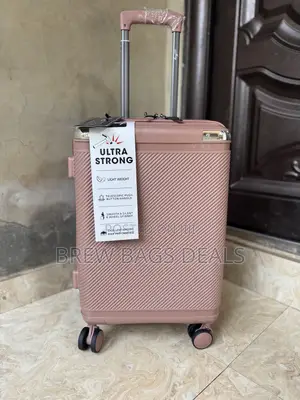Top Quality Fiber Ultra Strong Rosegold 20 Inches Hand Luggage