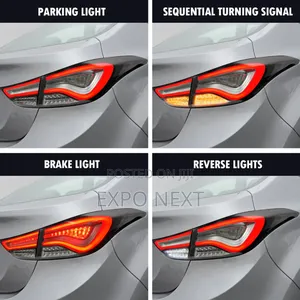 Elantra 2012-2013 Smoke Taillight Led
