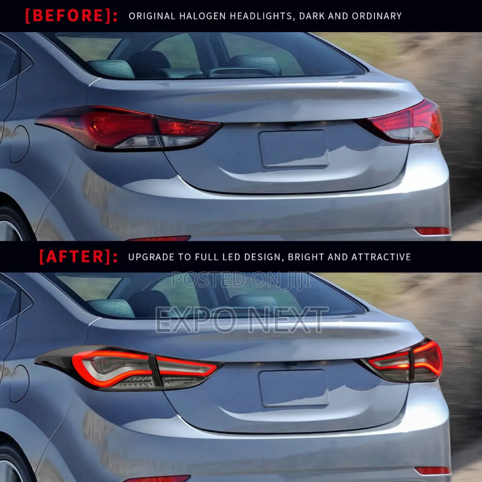 Elantra 2012-2013 Smoke Taillight Led