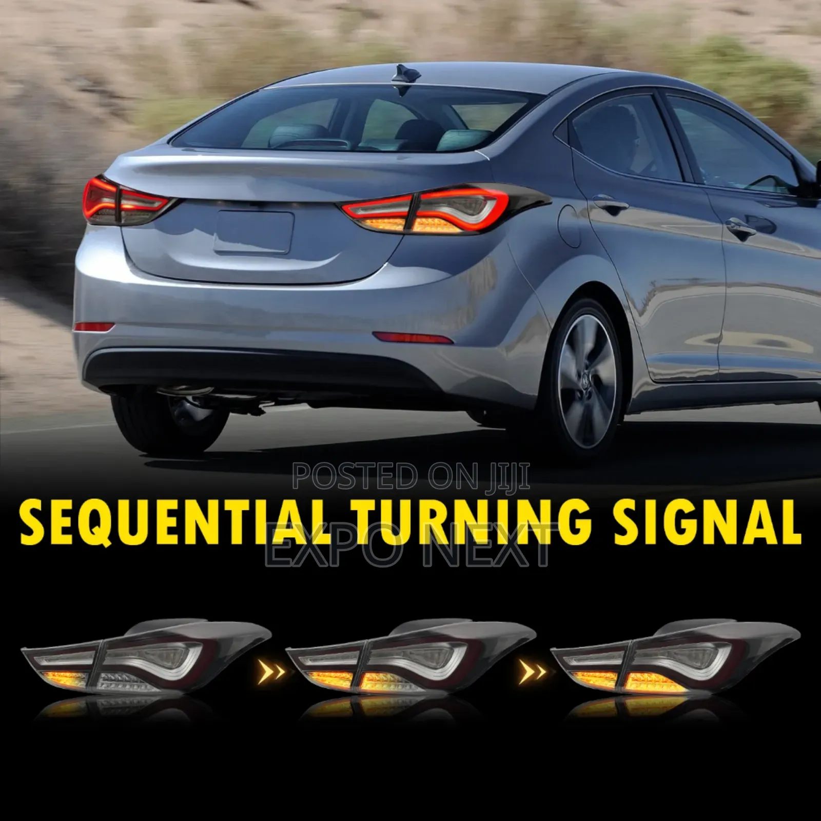 Elantra 2012-2013 Smoke Taillight Led