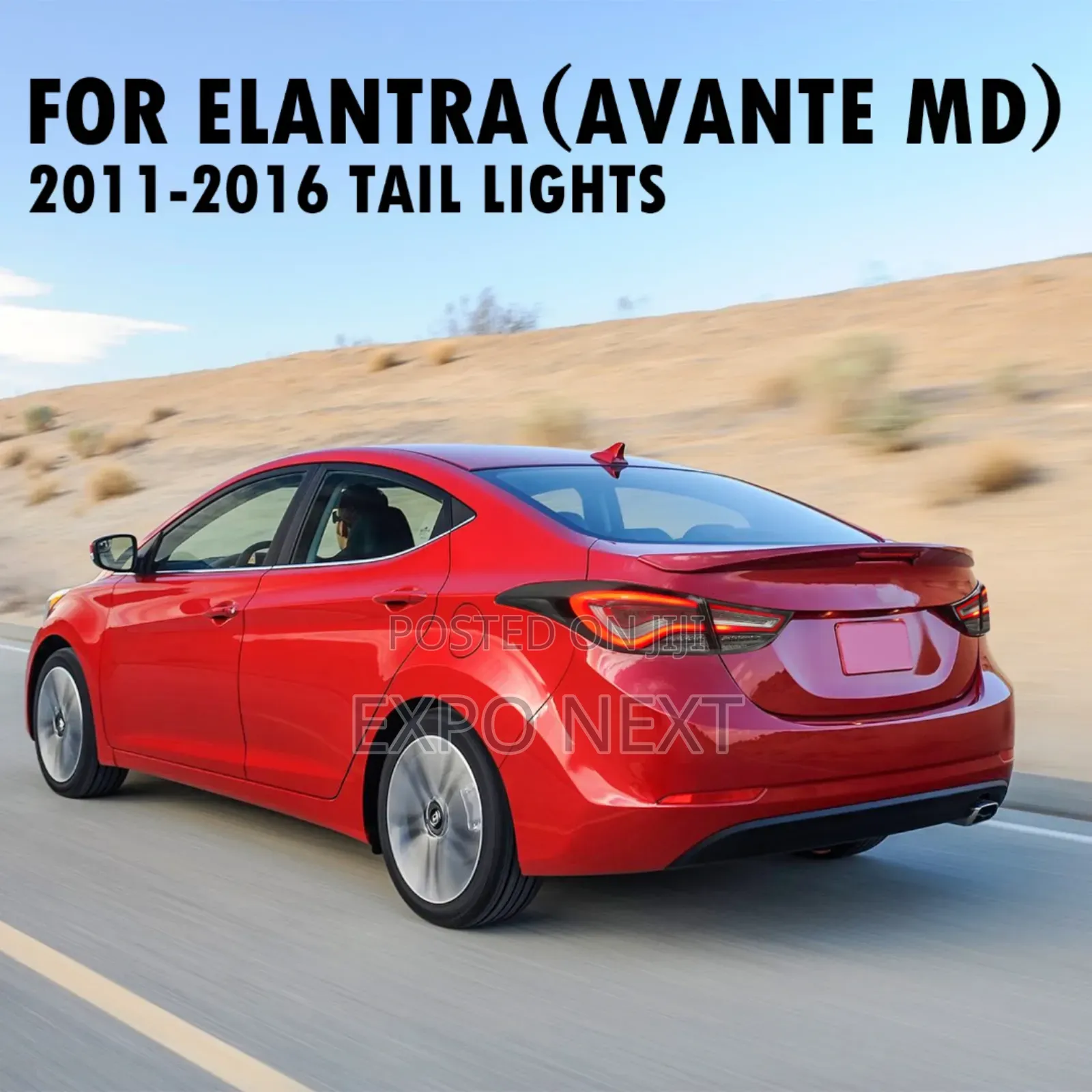 Elantra 2012-2013 Smoke Taillight Led