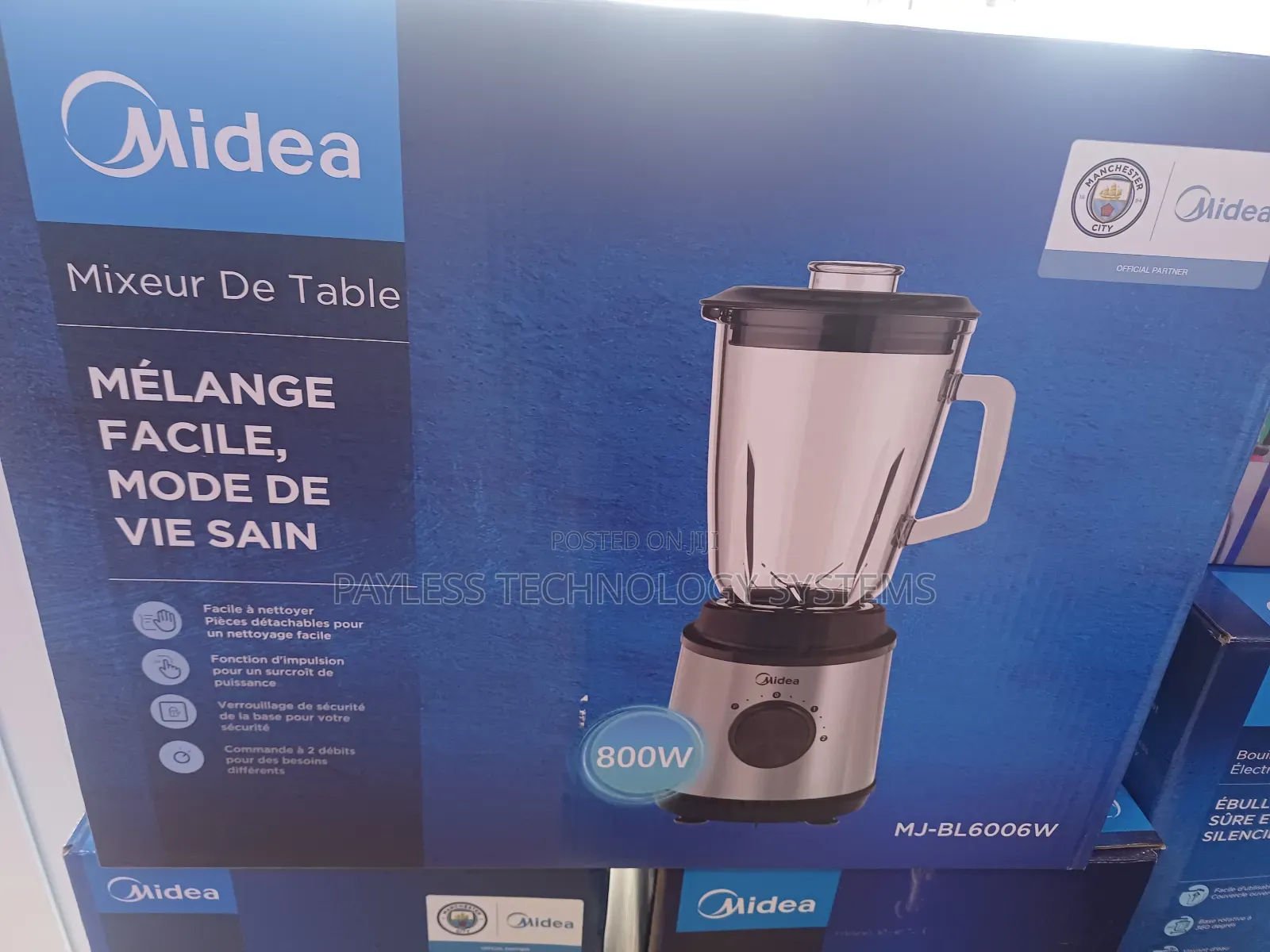 Midea 1.5 Litres Blender [Mj-Bl6006w]