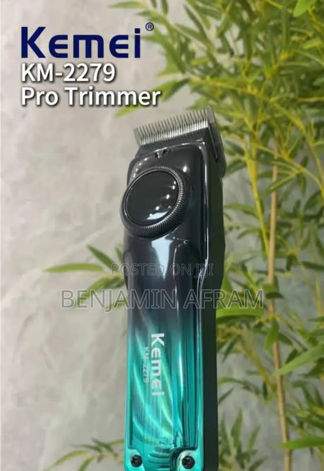 LCD Display Metallic Barbering Hair Clippers Km-2279