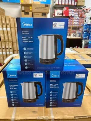 Midea Electric Kettle Stainless Steel 1.7ltrs