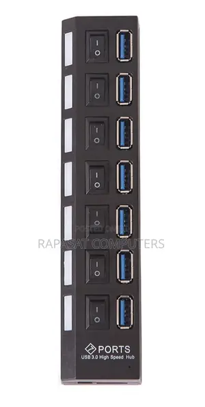 7-Port Usb 3.0 Hub With Switch
