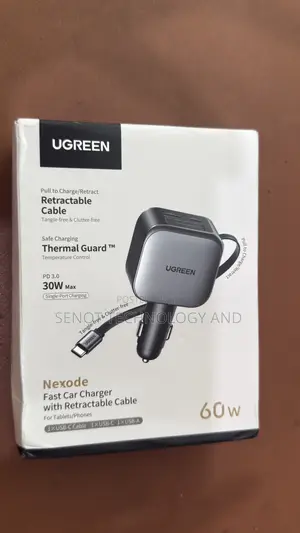 Retractable Car Charger (60watts)