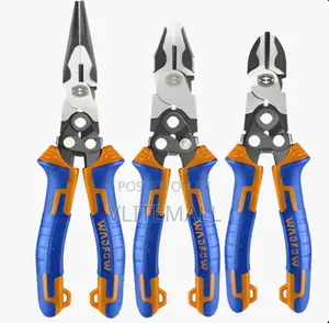 Wadfow 3-Piece Compound Action Pliers Set - Wps0403