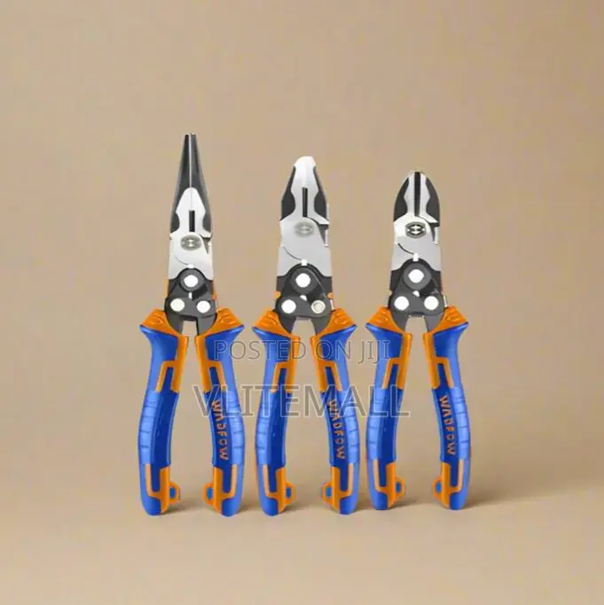 Wadfow 3-Piece Compound Action Pliers Set - Wps0403