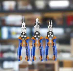 Wadfow 3-Piece Compound Action Pliers Set - Wps0403