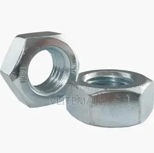 Wadfow 400 Pieces M6 Carbon Steel Hex Nut Set - Wmv1911