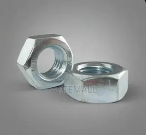 Wadfow 400 Pieces M6 Carbon Steel Hex Nut Set - Wmv1911