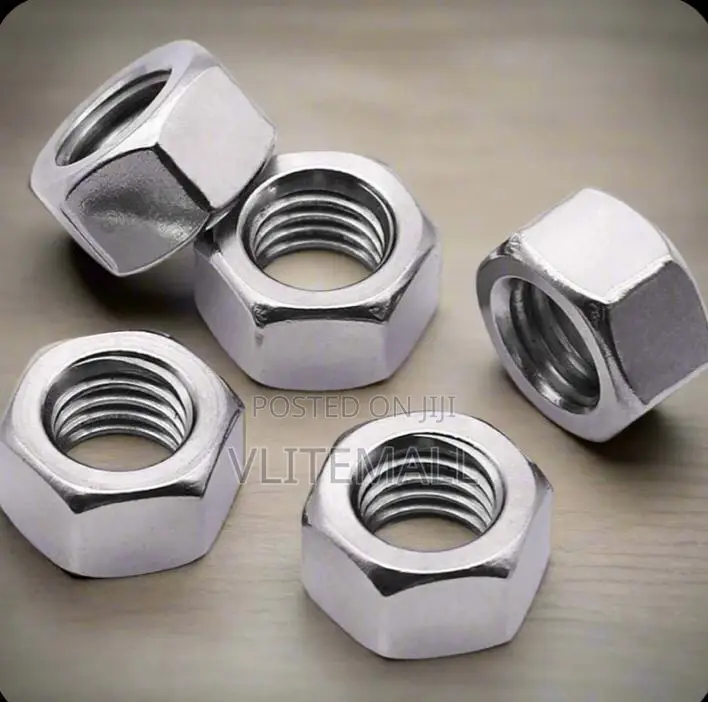 Wadfow 400 Pieces M6 Carbon Steel Hex Nut Set - Wmv1911