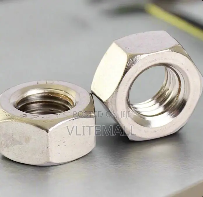 Wadfow 400 Pieces M6 Carbon Steel Hex Nut Set - Wmv1911