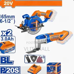 20v Cordless Brushless Circular Saw + Multi-tool Combo - Wos240981